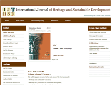 Tablet Screenshot of ijhsd.greenlines-institute.org