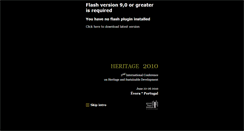 Desktop Screenshot of heritage2010.greenlines-institute.org